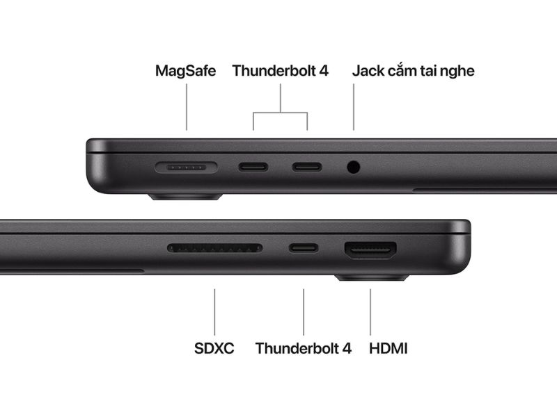 Kết nối Macbook Pro 14 inch M5