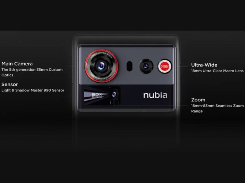 camera nubia Z80 Ultra