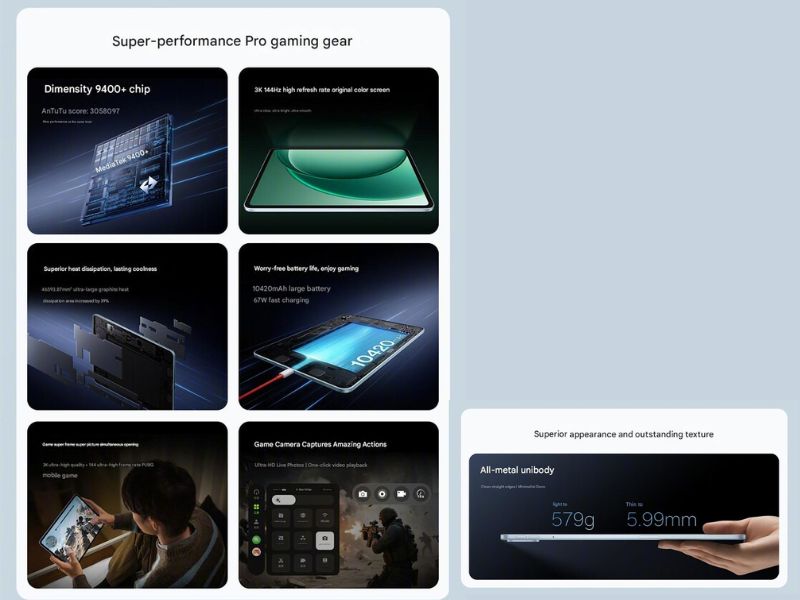 Hiệu năng OnePlus Tablet 2