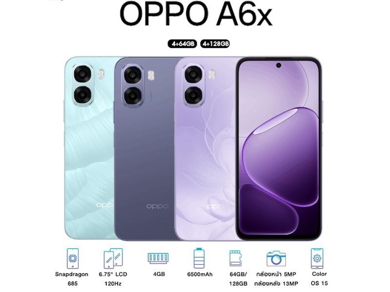 cấu hình OPPO A6x