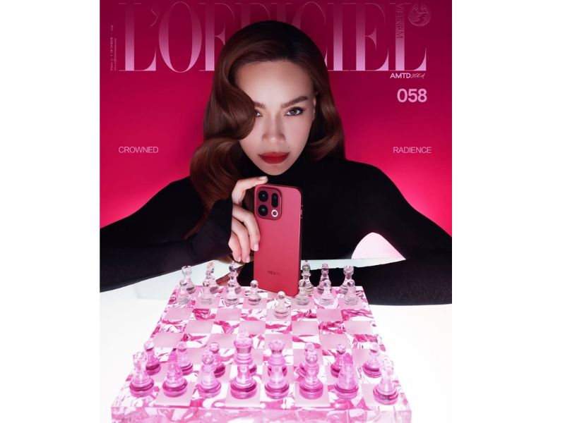 OPPO kết hợp quảng bá cùng Hồ Ngọc Hà
