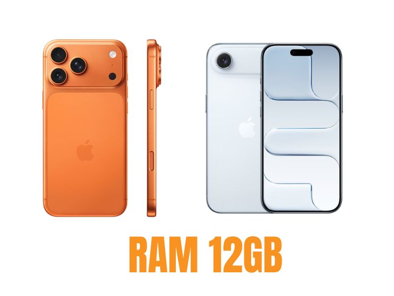 Ram 12GB trên iPhone 17