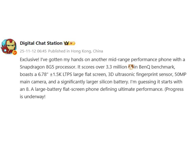 Realme Neo 8 hé lộ cấu hình