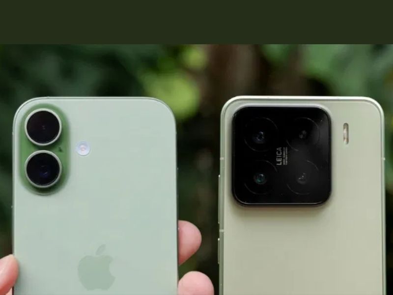 Camera iPhone 17 và Xiaomi 15