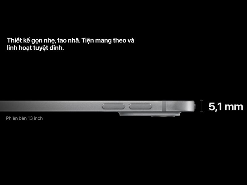 Thiết kế iPad Pro M5 5G bản 2TB