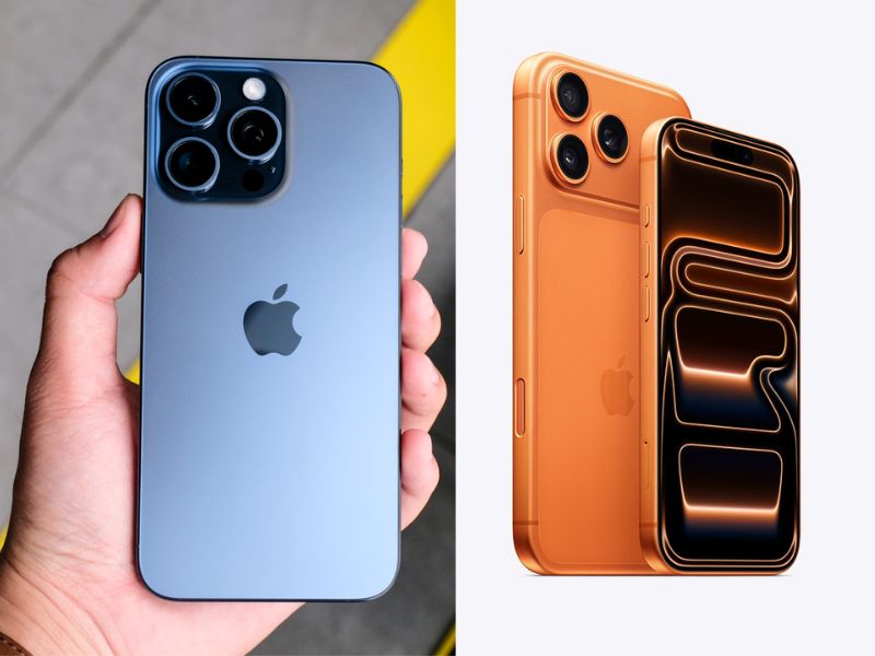 Thiết kế iPhone 15 Pro Max và iPhone 17 Pro Max