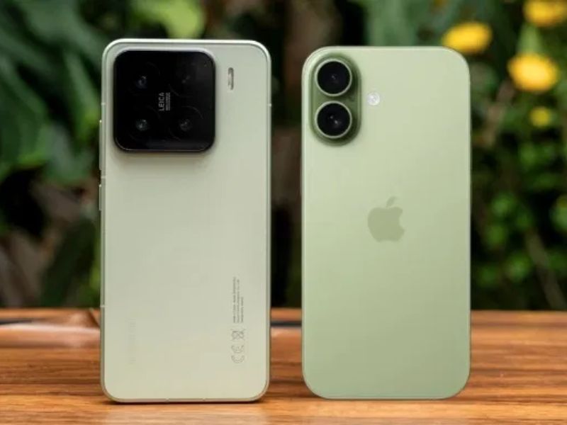Thiết kế iPhone 17 và Xiaomi 15