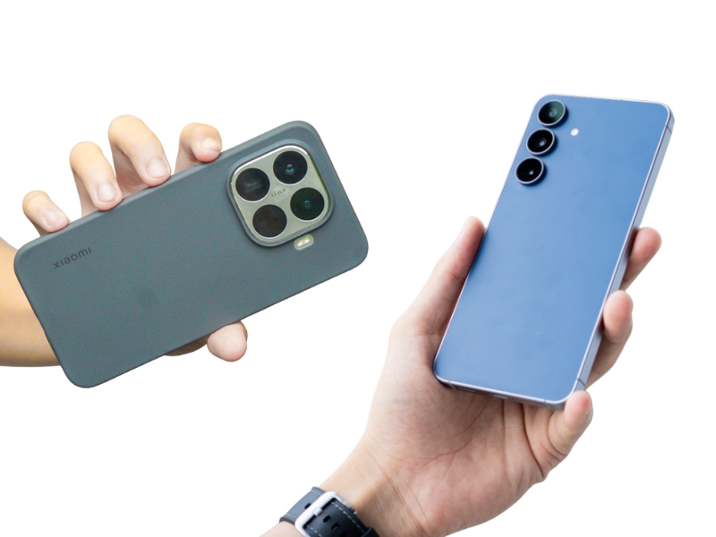 Thiết kế Xiaomi 15T Pro vs Samsung S25 FE