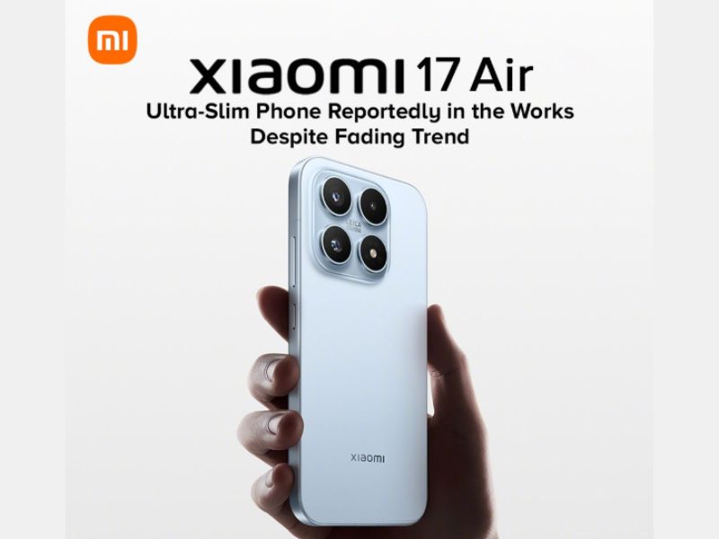 Xiaomi 17 Air tin đồn