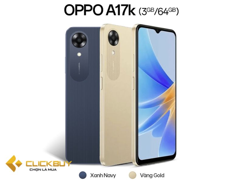 Oppo A17K có những màu nào