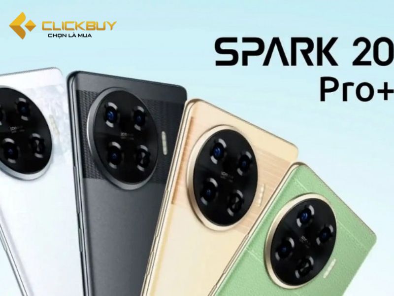 Tecno Spark 20 Pro Plus có những màu gì