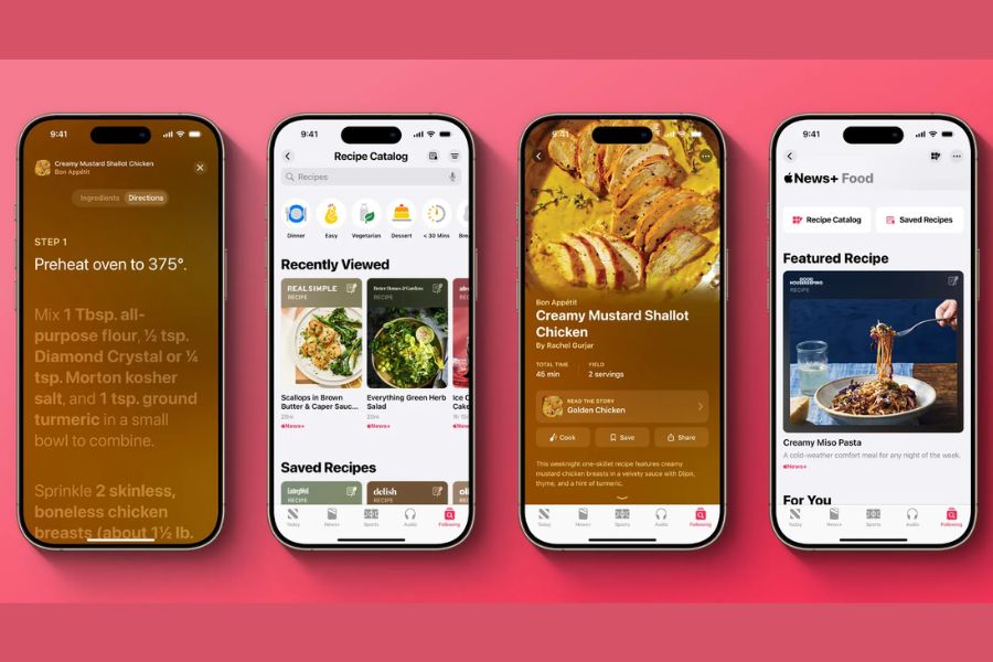 Những tính năng mới trong iOS 18.4 beta 1: Apple News+ Food