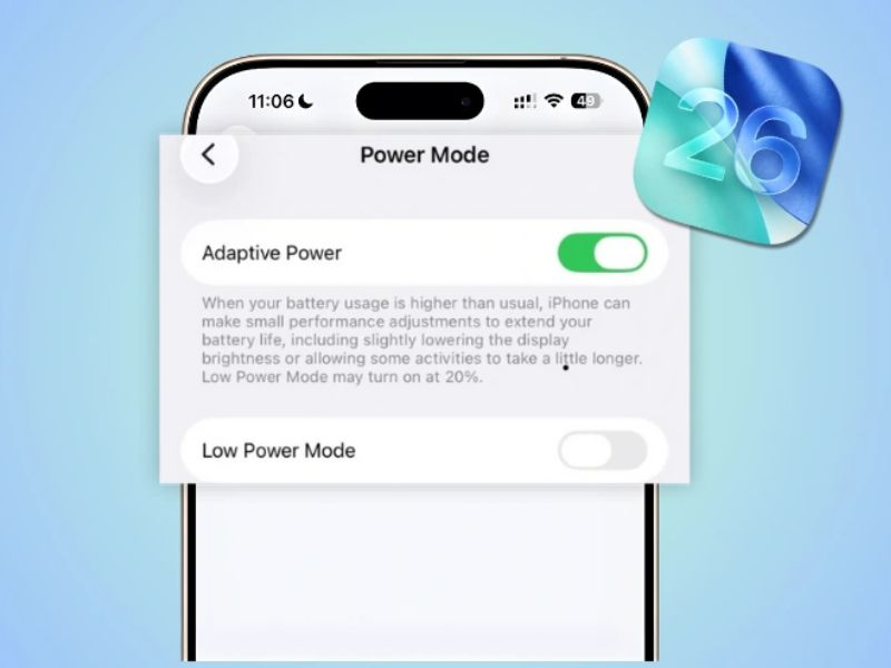 Giải pháp tiết kiệm pin mới: Adaptive Power