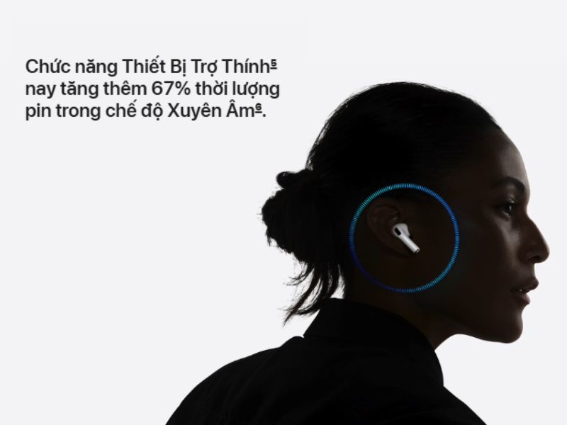  AirPod Pro 3 hỗ trợ sức khỏe thính giác