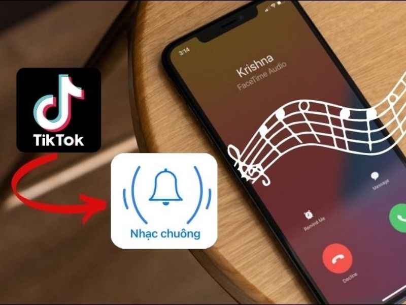 Dùng TikTok làm nhạc chuông iPhone