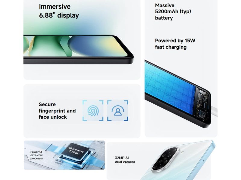 Cấu hình chi tiết Redmi A5 – Đủ dùng trong mọi tình huống