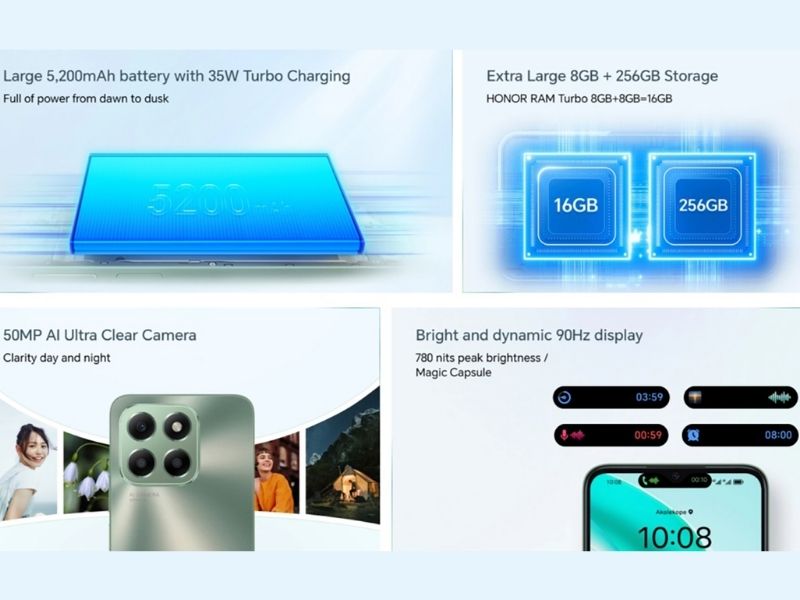 Cấu hình HONOR X6b Plus