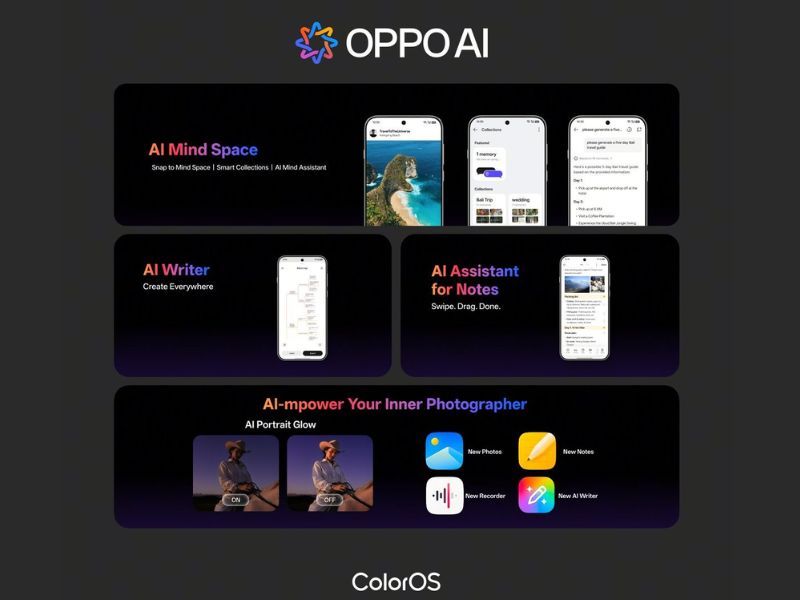 ColorOS 16 hỗ trợ AI Mind Space