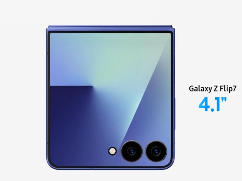 Màn hình phụ của Galaxy Z Flip7 4.1 inch – to hơn, tiện hơn