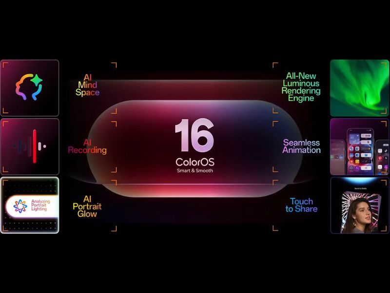 TGiao diện ColorOS 16 mới trên OPPO Find X9 Series