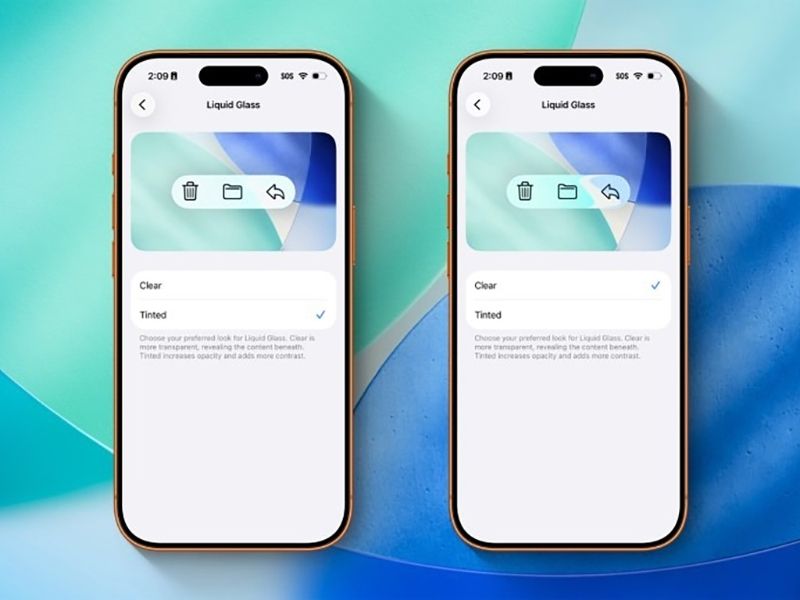Giao diện iOS 26.1 RC mới