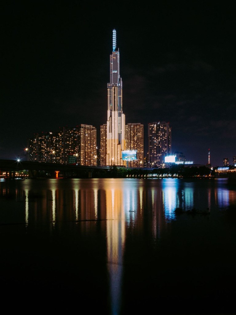 Hình nền iPad Pro M5 thành phố cực đẹp