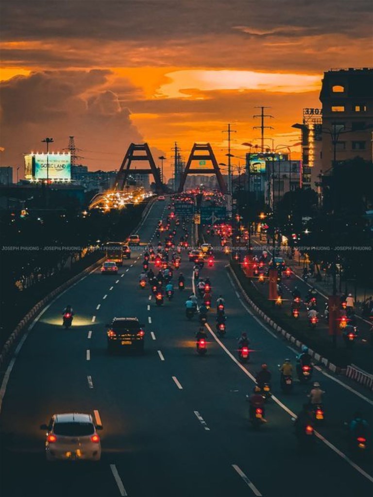 Hình nền iPad Pro M5 thành phố siêu đẹp