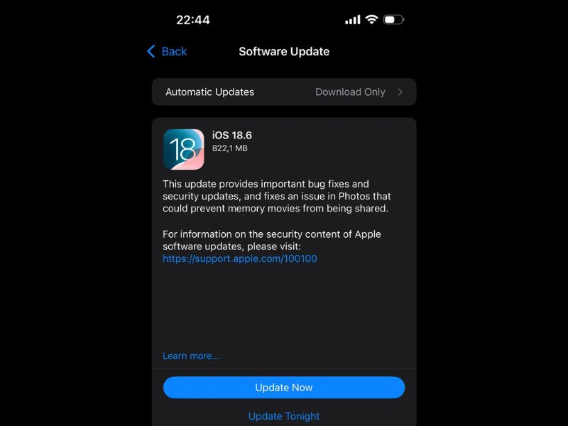 iOS 18.6 – Bản cập nhật tuy nhỏ nhưng cực kỳ quan trọng