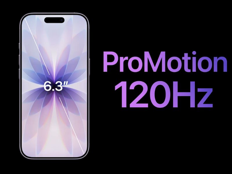 iPhone 17 có ProMotion 120Hz