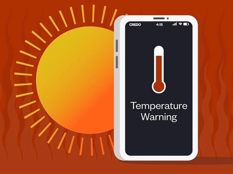 iPhone không thích ứng được nhiệt độ quá cao