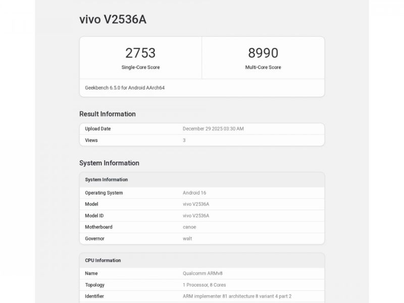 iQOO Z11 Turbo lộ diện