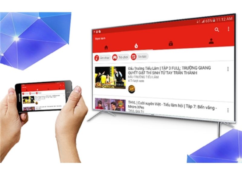 Phương phap kết nối xem Youtube