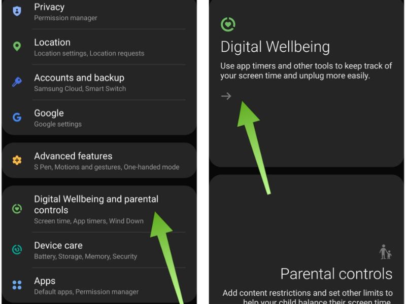 Cách khóa ứng dụng trên Samsung bằng tính năng Digital Wellbeing