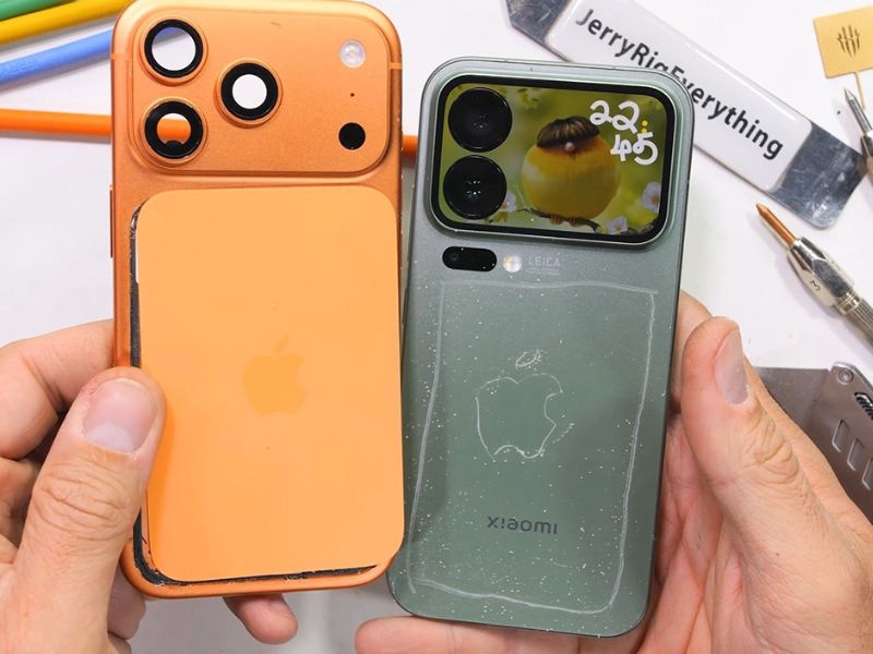 Kiểm tra độ bền Xiaomi 17 Pro bằng dao