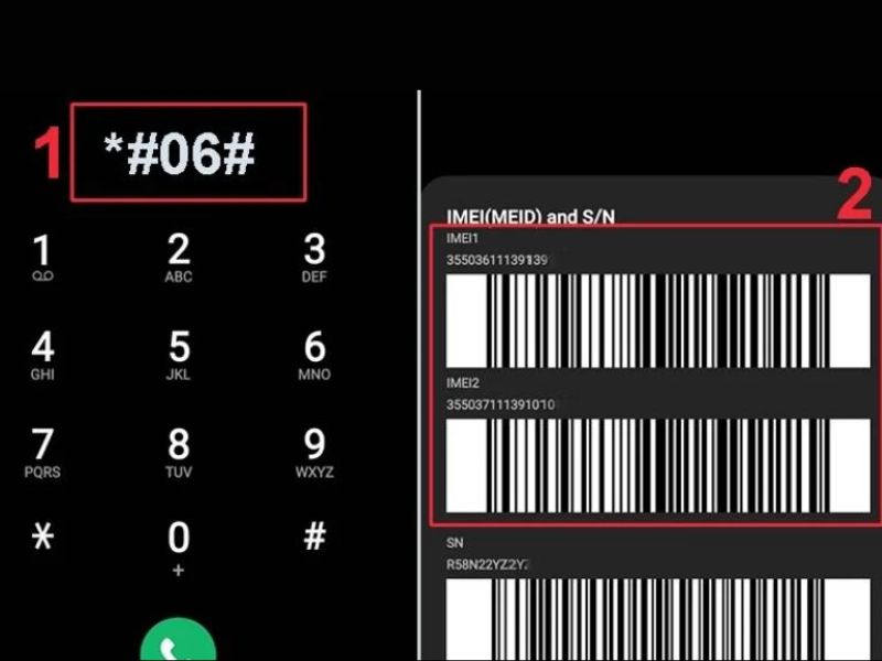 hướng dẫn Lấy số IMEI của thiết bị