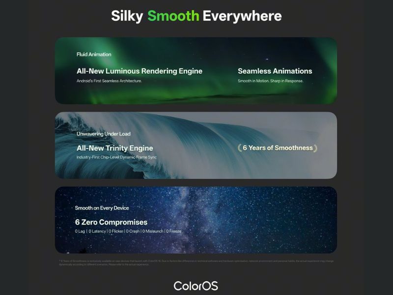 Công cụ mới Luminous Rendering Engine trên ColorOS 16