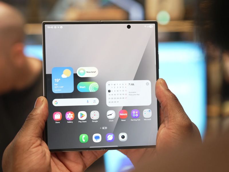 Màn hình gập sẽ phẳng thật sự trên Galaxy Z Fold8