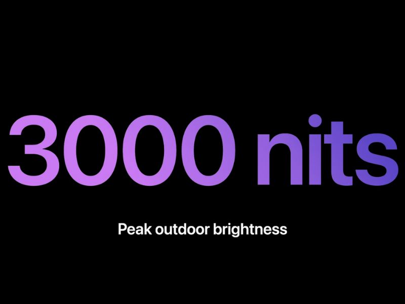 iPhone 17 có độ sáng 3000 nits