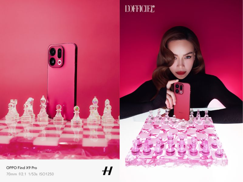 OPPO Find X9 Series với sắc đỏ mang lại sự thời thượng mới