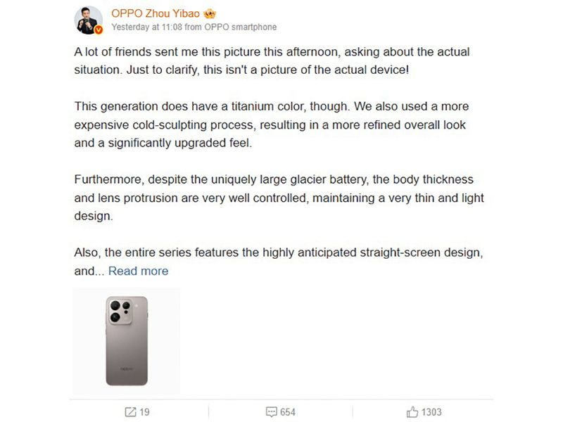 OPPO Find X9 mang đến nhiều nâng cấp về cấu hình