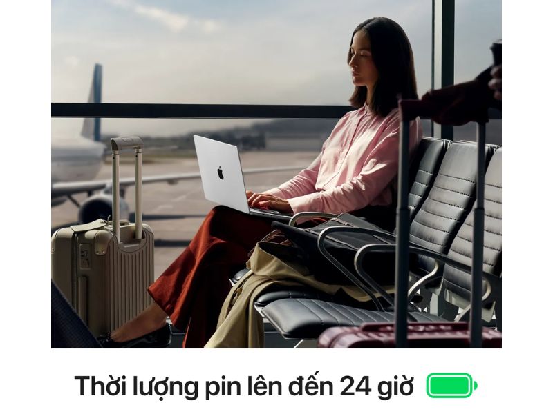 MacBook Pro chip M5 có pin siêu trâu