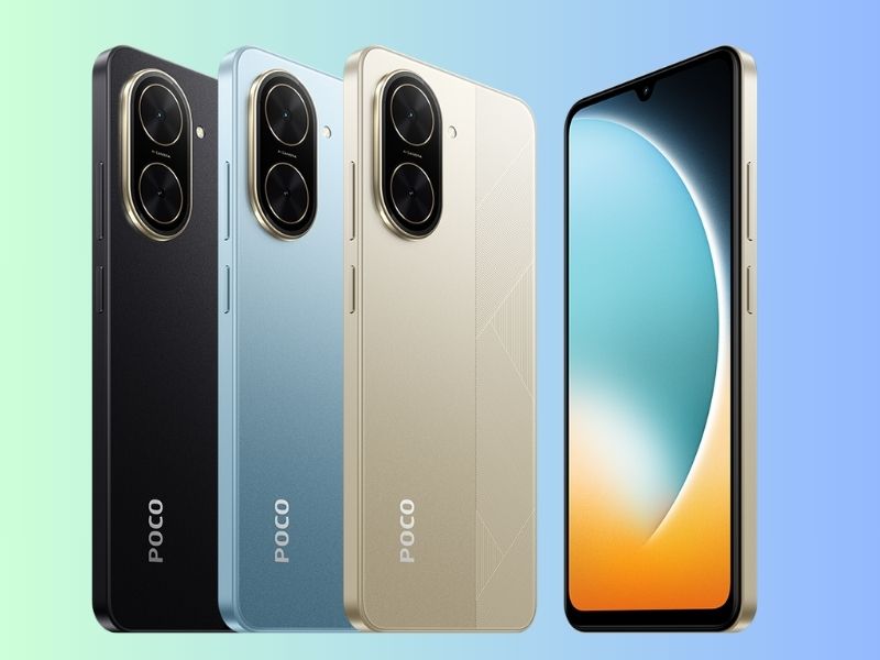 POCO C71 – Màn hình 120Hz siêu lớn, camera AI 32MP, pin 5200mAh