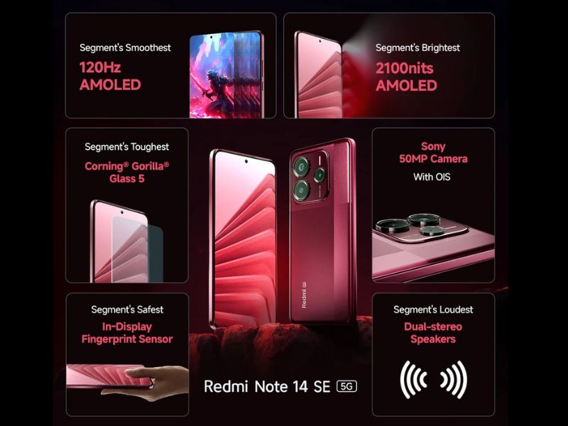 Redmi Note 14 SE 5G có cấu hình mạnh mẽ