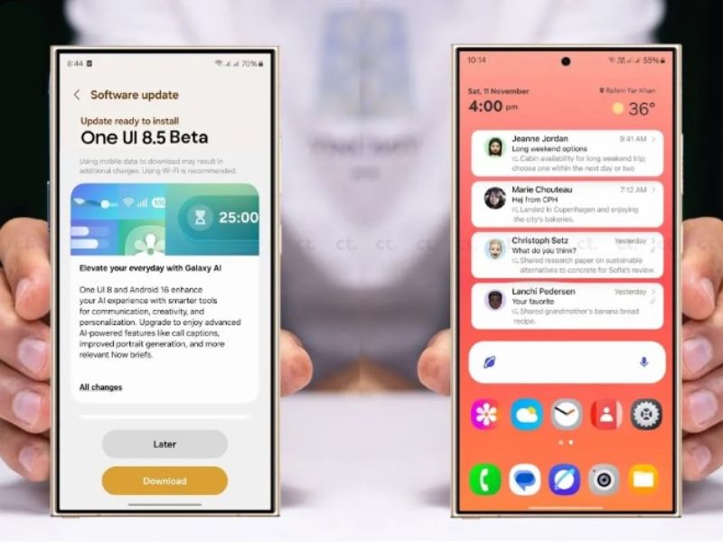 Samsung giới hạn One UI 8.5 beta chỉ dành cho dòng Galaxy S25