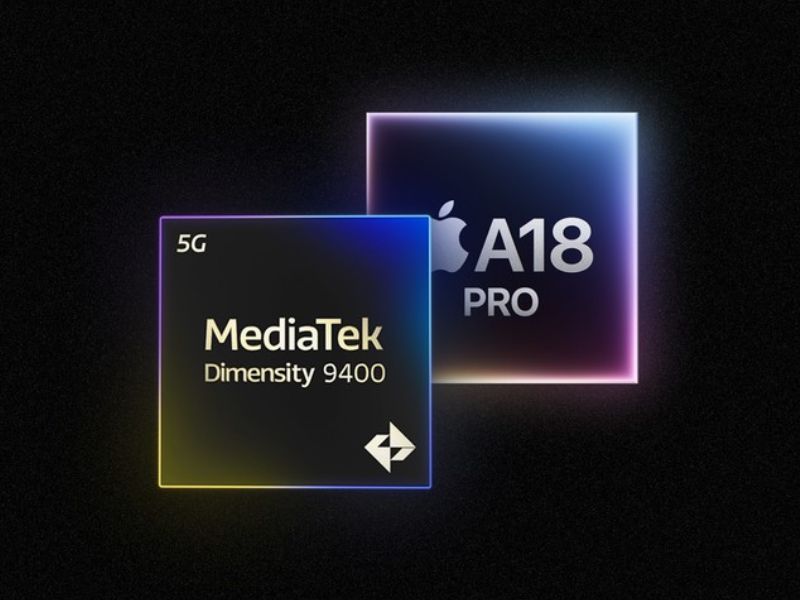 Hiệu năng: A18 Pro cân mọi ứng dụng, Dimensity 9400 cũng không kém