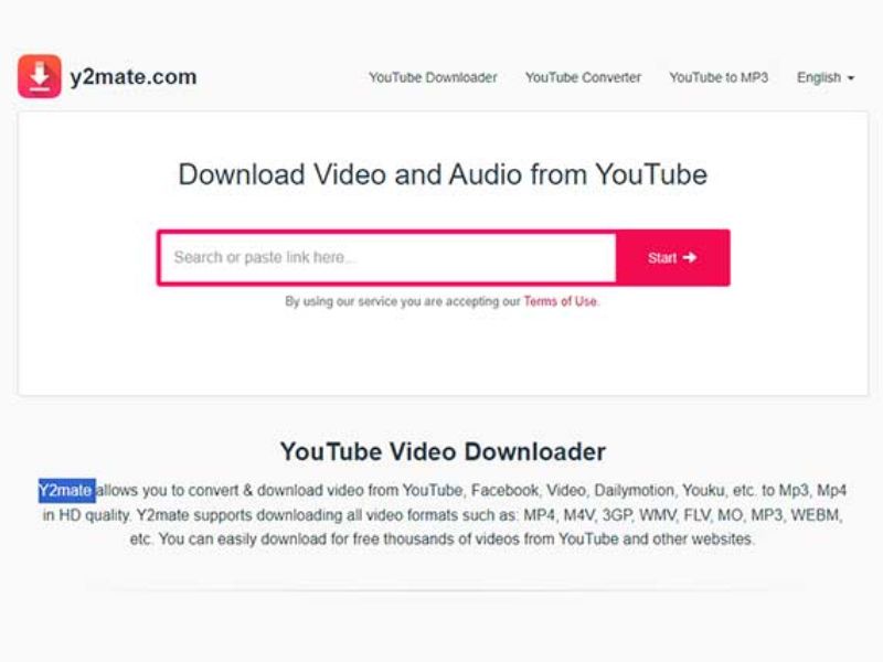 tải video youtube về điện thoại bằng y2mate