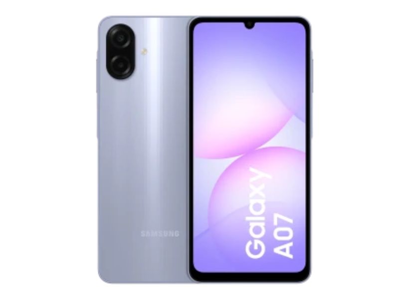Samsung Galaxy A07 sở hữu thiết kế hiện đại với màn hình lớn