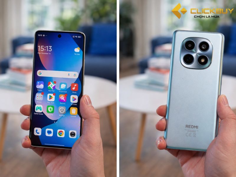 Thiết kế màn hình Redmi Note 15