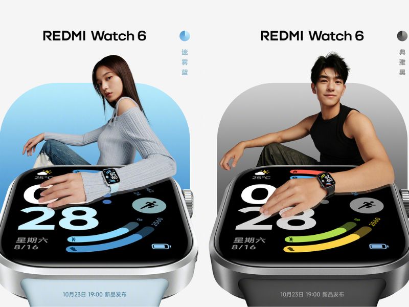 Redmi Watch 6 có thiết kế trẻ trung