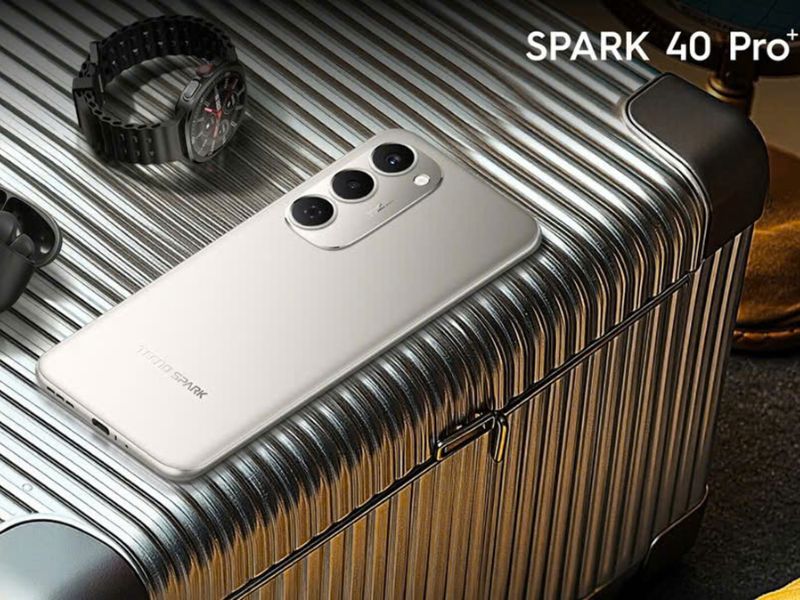 Tecno Spark 40 Pro+ có thiết kế siêu mỏng